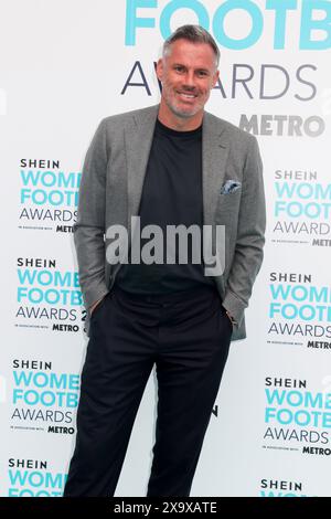 Londra, Regno Unito. 30 maggio 2024. Jamie Carragher partecipa ai Women's Football Awards 2024 al Marriott Grosvenor Square di Mayfair. Credito: SOPA Images Limited/Alamy Live News Foto Stock