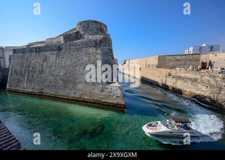 Fortificazioni a Ceuta. Foto Stock