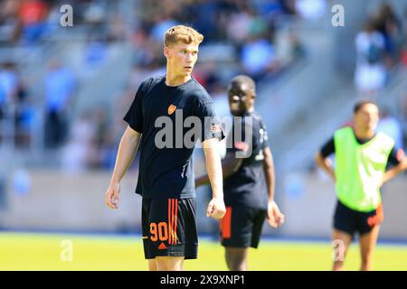 Copenaghen, Danimarca. 1 giugno 2024. Marco Bruhn (90) di Hilleroed Fodbold visto prima del NordicBet Liga match tra B.93 e Hilleroed Fodbold all'Osterbro Stadion di Copenaghen. (Credito fotografico: Gonzales Photo - Christian Midtgaard). Foto Stock