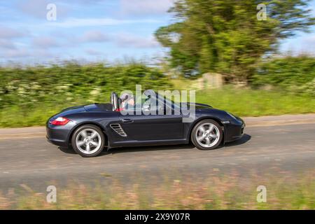 2007 PORSCHE Boxster 24V 2687 cc manuale a 6 marce; viaggio alla Hoghton Tower Supercar Showtime; giugno 2024 Foto Stock