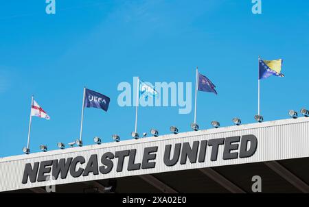 Newcastle upon Tyne, Regno Unito. 3 giugno 2024. Vista generale in vista della partita amichevole internazionale tra Inghilterra e Bosnia-Erzegovina al St. James' Park di Newcastle upon Tyne. Il credito per immagini dovrebbe essere: Nigel Roddis/Sportimage Credit: Sportimage Ltd/Alamy Live News Foto Stock