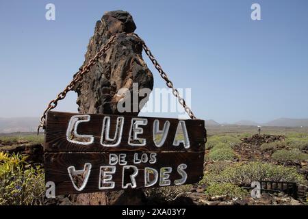 Cueva De Los Verdes a Lanzarote 2024 Foto Stock