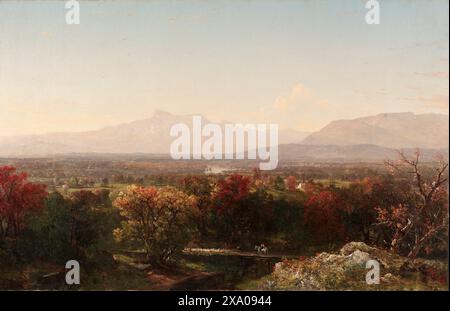 Un giorno di ottobre nelle White Mountains. John Frederick Kensett. 1854 Foto Stock