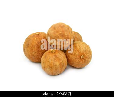 lime interi essiccati iraniani, ingredienti di cottura persiani Foto Stock