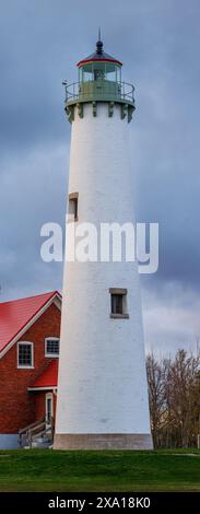 Faro del Tawas Point State Park Foto Stock