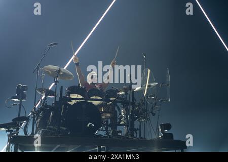 Nottingham, Regno Unito 3 giugno 2024, Shannon Leto of 30 Seconds to Mars si esibisce all'arena Motorpoint di Nottingham come parte del loro Seasons tour Credit:Paul Smith/Alamy Live News Foto Stock