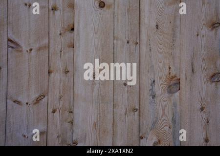 Primo piano dettagliato di superfici in legno invecchiato Foto Stock