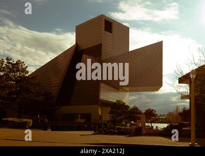 Rock & Roll Hall of Fame a Cleveland, Ohio. Foto Stock