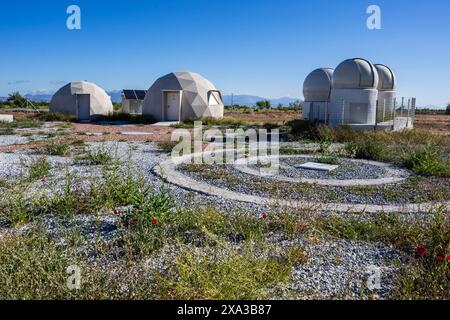 Gorafe Star Park e Los Coloraos Astronomical Complex, Granada Geopark, provincia di Granada, Andalusia, Spagna Foto Stock