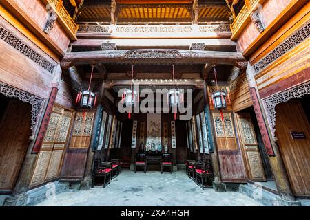 Vecchia casa commerciale, villaggio storico di Hongcun, sito patrimonio dell'umanità dell'UNESCO, Huangshan, Anhui, Cina, Asia Copyright: MichaelxRunkel 1184-10332 RECORD da Foto Stock