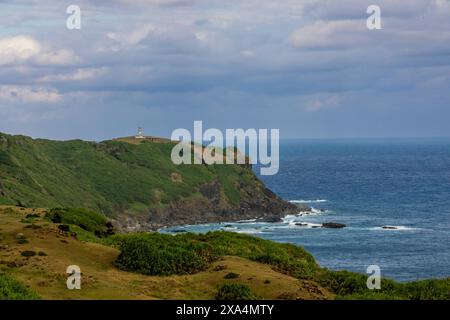 Coastline of Yonaguni Island, Yaeyama Islands, Japan, Asia Copyright: LauraxGrier 1218-1851 RECORD DATE NOT STATED Foto Stock