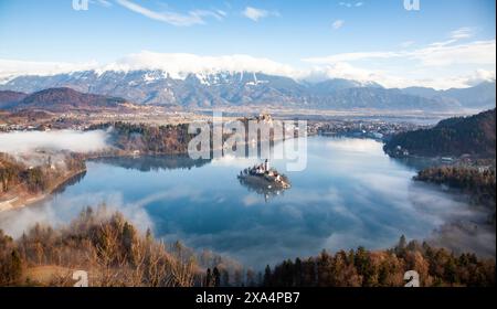 Lake Bled, Slovenia, Europa Copyright: NagyxMelinda 1265-387 DATA RECORD NON DICHIARATA Foto Stock