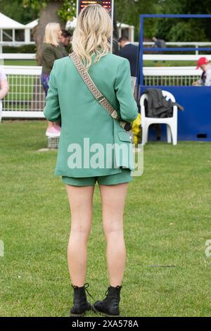 Windsor, Regno Unito. 3 giugno 2024. Corse automobilistiche all'ippodromo Royal Windsor di Windsor, Berkshire, alle gare del lunedì sera retro Explosion degli anni '80. Crediti: Maureen McLean/Alamy Live News Foto Stock