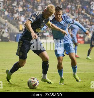 CHESTER, PA, USA - 15 MAGGIO 2024 - partita MLS tra Philadelphia Union e New York City FC al Subaru Park. Foto Stock