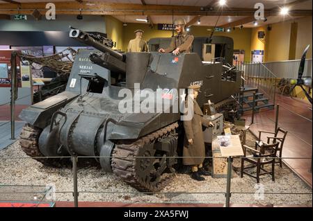 Il semovente Sexton, veicolo d'artiglieria della seconda guerra mondiale Foto Stock