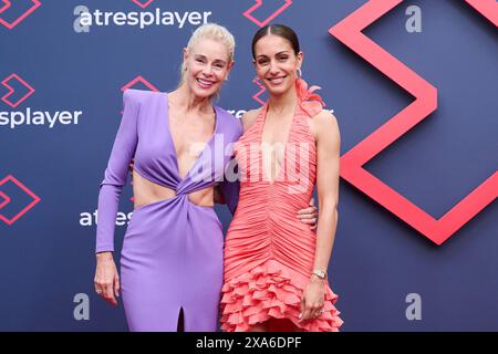 Belen Rueda, Hiba Abouk partecipa alla chiamata fotografica per il 5° anniversario di Atresplayer il 3 giugno 2024 a Madrid, Spagna. Foto Stock