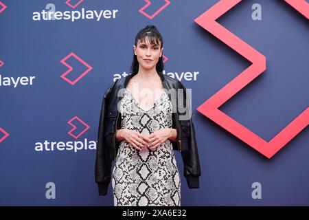 Nerea Barros partecipa alla chiamata fotografica per il 5° anniversario di Atresplayer il 3 giugno 2024 a Madrid, Spagna. Foto Stock