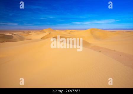 Africa, Marocco, Zagora, Sahara, Erg Lehoudi, dune di sabbia Foto Stock