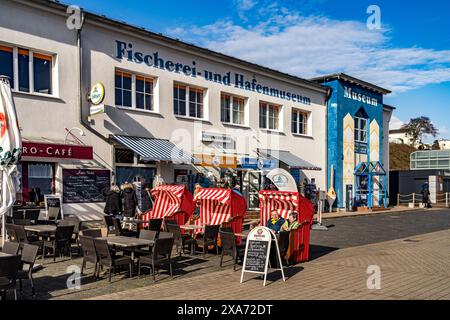 Sassnitz Fisheries and Harbour Museum, Ruegen Island, Meclemburgo-Pomerania occidentale, Germania Foto Stock