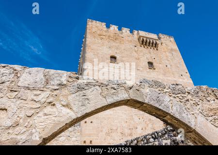 Castello medievale, Kolossi, distretto di Limassol, Repubblica di Cipro Foto Stock