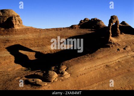 PARCO NAZIONALE DEGLI ARCHI DELLO UTAH degli Stati Uniti delicato arco Foto Stock