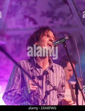 Swim Deep si esibisce dal vivo al Deaf Institute, Manchester, 04.06.24 Foto Stock