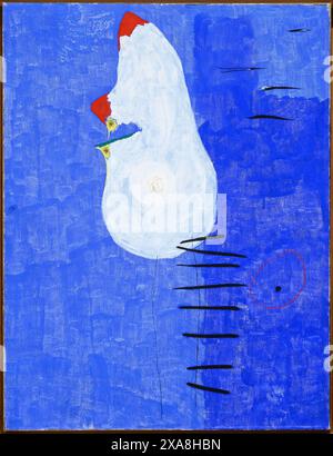 Joan Miro, 1893-1983. Pittura, senza titolo, 1927. Olio su tela. Foto Stock
