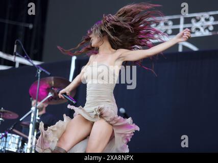 Milano, IT. 4 giugno 2024. Clara in concerto all'Ippodromo la Maura di Milano credito: Agenzia fotografica indipendente/Alamy Live News Foto Stock