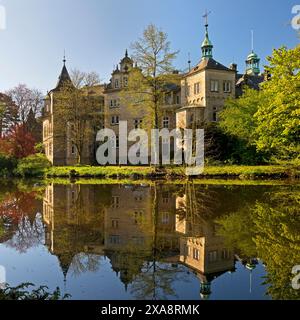 Castello di Bueckeburg, sede ancestrale del Casato di Schaumburg-Lippe, Germania, bassa Sassonia, Bueckeburg Foto Stock