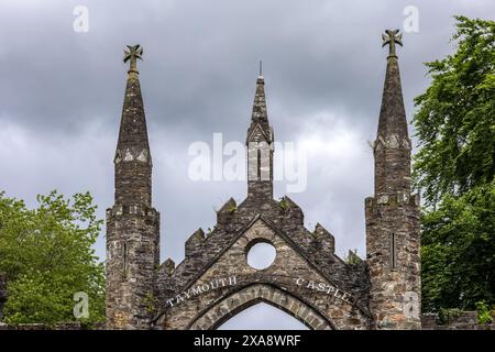 KENMORE PERTHSHIRE, SCOZIA, REGNO UNITO, MAGGIO 27. Ingresso al castello di Taymouth a Kenmore, Scozia, il 27 maggio 2024 Foto Stock