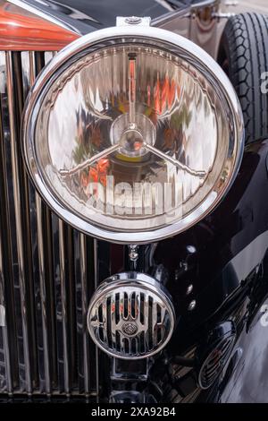 Una Rolls Royce Phantom restaurata del 1930 durante il Moab Rotary Car Show di Moab, Utah. Foto Stock