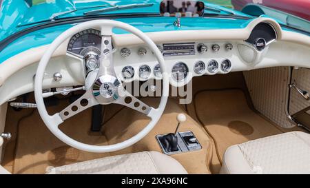 Chevrolet Corvette al London Concours 2024 Foto Stock