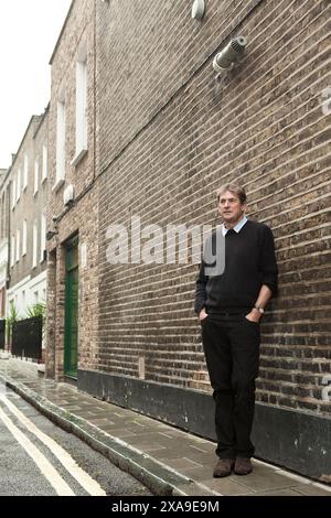 Timothy John Bevan produttore CBE presso lo studio di produzione di titoli cinematografici a Londra, Regno Unito. Foto Stock