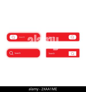 Pulsante icona Cerca Illustrazione Vettoriale