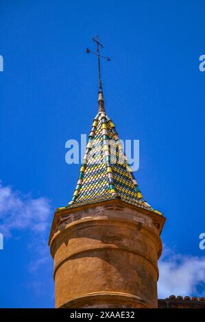 Il Monastero di Guadalupe in stile gotico Mudejar Foto Stock