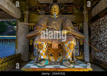 Santuario di Toshogu, patrimonio dell'umanità dell'UNESCO, Nikko, prefettura di Tochigi, Kanto, Honshu, Giappone, Asia Foto Stock