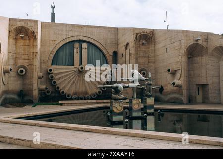 Complesso delle Cascate a Erevan, Armenia (Hayastan), Caucaso, Asia centrale, Asia Foto Stock