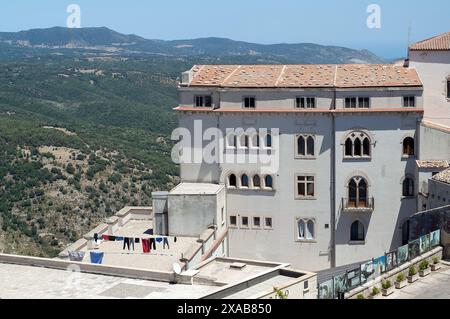 Italia, Italien, Italia, Monte Sant’Angelo; Puglia; Congregatio Sancti Michaelis Archangeli; edificio del monastero; Klostergebäude, klasztor Foto Stock