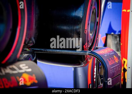 Montreal, Quebec, Canada. 5 giugno 2024. Dettagli pitlane Oracle Red Bull Racing .durante la Formula 1 AWS Grand Prix du Canada 2024, Montreal, Quebec, Canada, dal 6 al 9 giugno - Rounfd 9 di 24 di 2024 F1 World Championship (Credit Image: © Alessio De Marco/ZUMA Press Wire) SOLO PER USO EDITORIALE! Non per USO commerciale! Foto Stock