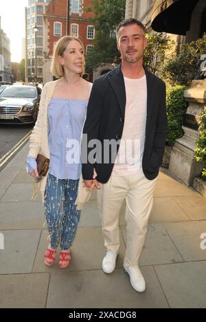 Katherine Ryan e Bobby Koostra alla festa estiva Sky, Nomad London, Bow Street, Covent Garden, mercoledì 05 giugno 2024 a Londra, Inghilterra, Regno Unito. CAP/CAN ©CAN/Capital Pictures Foto Stock