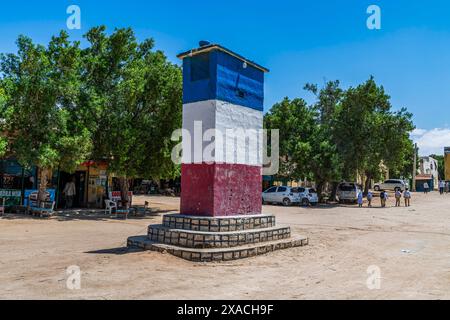 Colonial BBC radio, Berbera, Somaliland, Somalia, Africa Copyright: MichaelxRunkel 1184-11364 Foto Stock