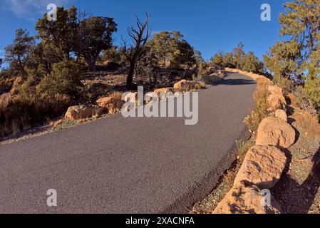 Il Greenway Trail che corre tra Pima Point e Monument Creek Vista, Grand Canyon, Arizona, Stati Uniti d'America, Nord America Copyright: St Foto Stock