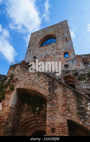 Il castello di padenghe, sul lago di garda Foto Stock