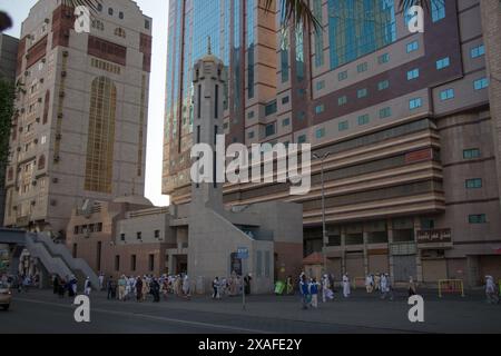 La Mecca - Arabia Saudita: 27 agosto 2018. La moschea di Jinn nella città della Mecca. Foto Stock