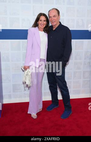 Herbert Knaup und Seine Ehefrau Christiane Knaup bei der Bertelsmann Party AM 6.06.2024 a Berlino Foto Stock