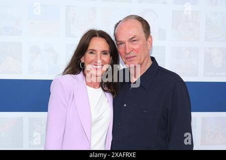 Herbert Knaup und Seine Ehefrau Christiane Knaup bei der Bertelsmann Party AM 6.06.2024 a Berlino Foto Stock