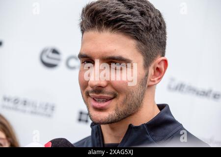 Montreal, Quebec, Canada. 6 giugno 2024. Esteban Ocon (fra) - Alpine F1 Team - Alpine A524 - Renault durante la Formula 1 AWS Grand Prix du Canada 2024, Montreal, Quebec, Canada, dal 6 al 9 giugno - Rounfd 9 di 24 di 2024 F1 World Championship (Credit Image: © Alessio De Marco/ZUMA Press Wire) SOLO USO EDITORIALE! Non per USO commerciale! Foto Stock