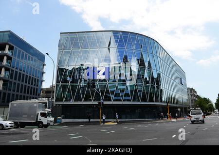 Il moderno edificio del centro NZI ad Auckland, nuova Zelanda. Foto Stock