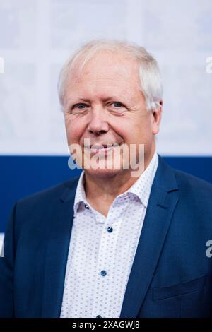 Berlino, Germania. 6 giugno 2024. Tom Buhrow, giornalista, viene al partito Bertelsmann all'ufficio di rappresentanza Bertelsmann. Crediti: Christoph Soeder/dpa/Alamy Live News Foto Stock