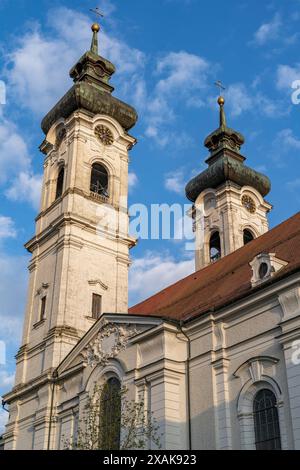 Europa, Germania, Baden-Württemberg, Svevia Alb, Zwiefalten, Zwiefalten Minster Foto Stock